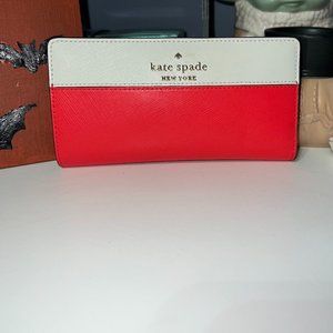 Kate Spade Coral Large Wallet